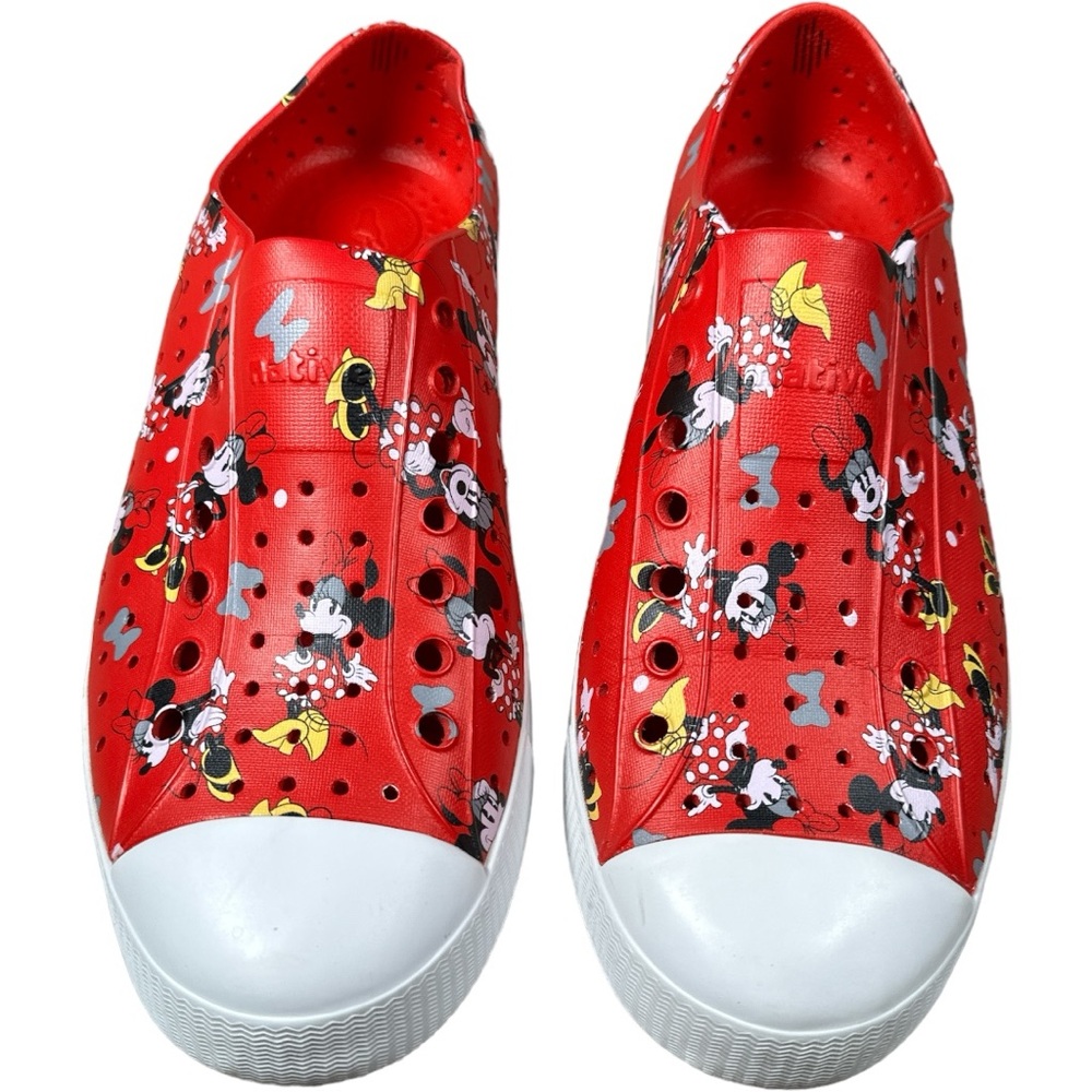 Native x Disney Minnie Mouse Waterproof Slip On Sneaker Shoes Size M9 W11